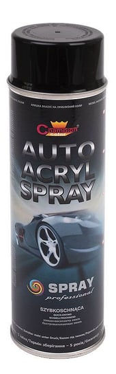 Spray Auto Acryl Czarny Połysk 500 ml Champion Champion