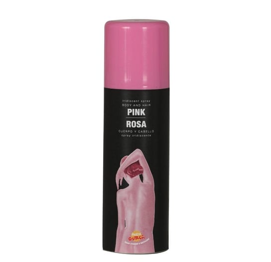 Spray do charakteryzacji ciała różowy 125ml farba Guirca