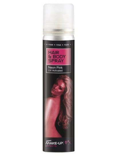 Spray Do Ciała I Włosów Różowy Smiffys
