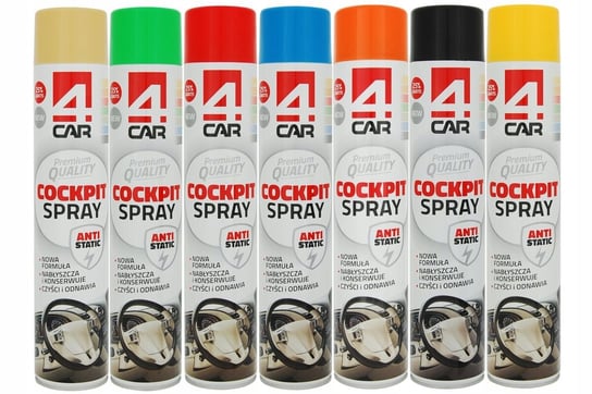 Spray Do Kokpitu Nabłyszczający 750Ml Mix Zapachów Inna marka