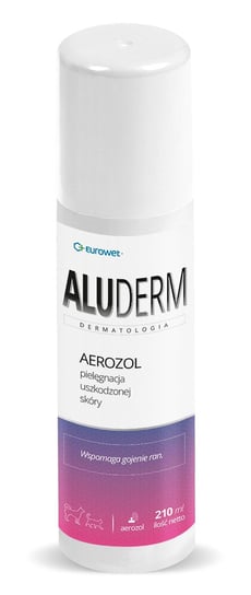 Spray do pielęgnacji uszkodzonej skóry EUROWET Alu-Derm, 210 ml EUROWET