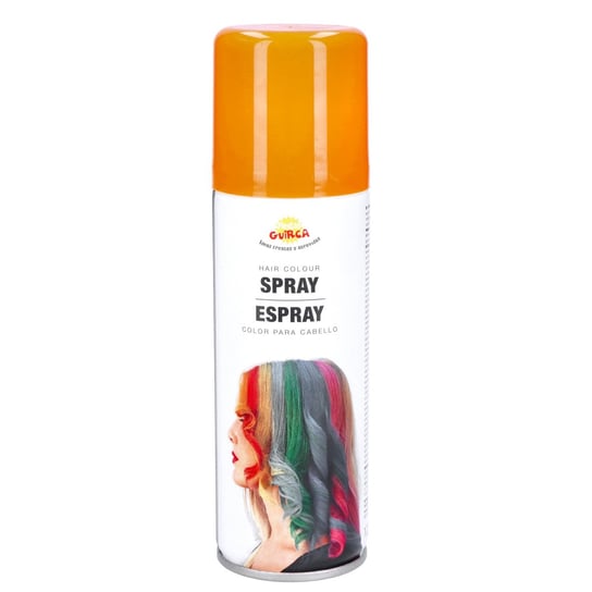 Spray Do Włosów Fluorescencyjny Pomarańczowy ABC