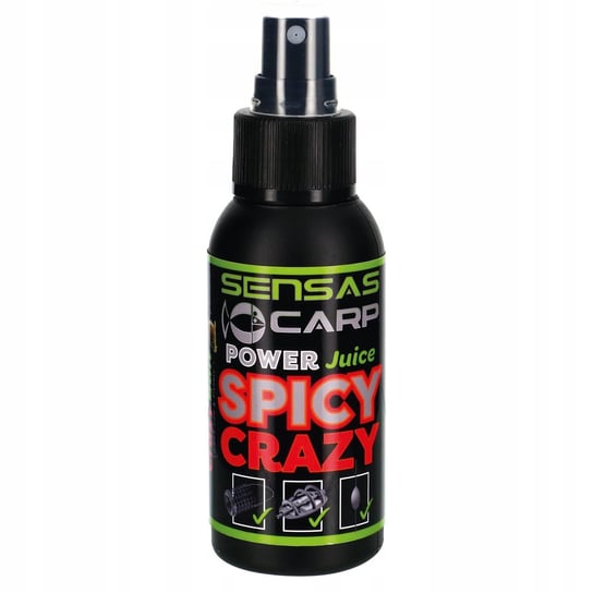 Spray Dopalacz Dodatek Do Zanęt Sensas Power Juice Spicy Crazy Sensas