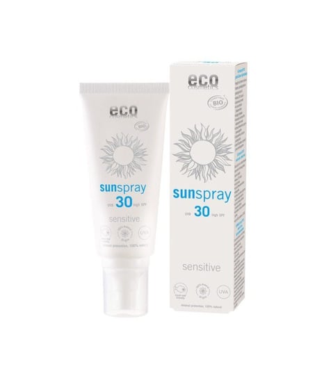 Spray na słońce SPF 30, Sensitive, z granatem i olejem z pestek maliny, 100 ml, Eco Cosmetics Eco Cosmetics