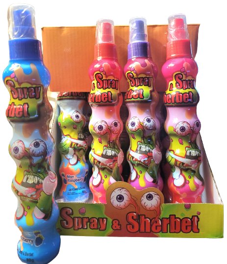 Spray & Sherbet, słodki spray mix smaków, 16 sztuk Jelly Belly