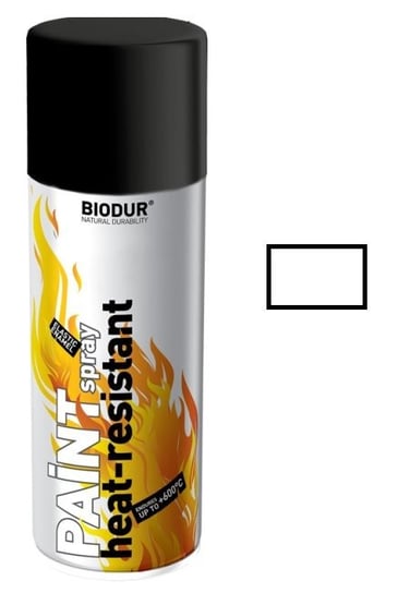 Spray żaroodporny biały 400 ml Biodur Inna marka
