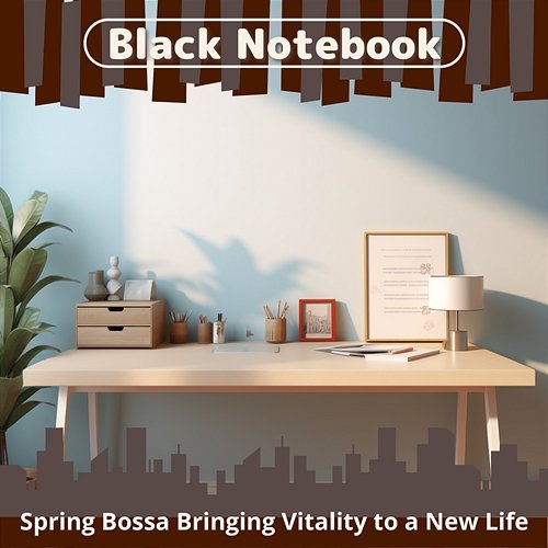 Spring Bossa Bringing Vitality to a New Life Black Notebook