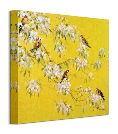 Spring Goldfinches - obraz na płótnie Pyramid