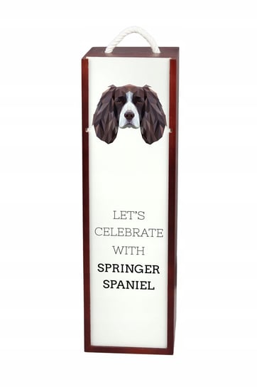 Springer spaniel geometryczny Pudełko na wino Inna marka