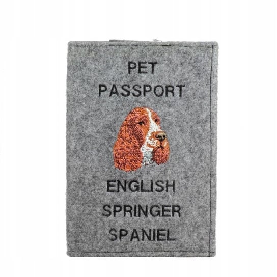 Springer spaniel Haftowany pokrowiec na paszport Inna marka