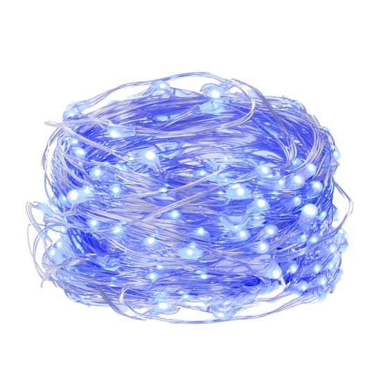 Springos, Lampki choinkowe 100 LED, barwa niebieska Springos