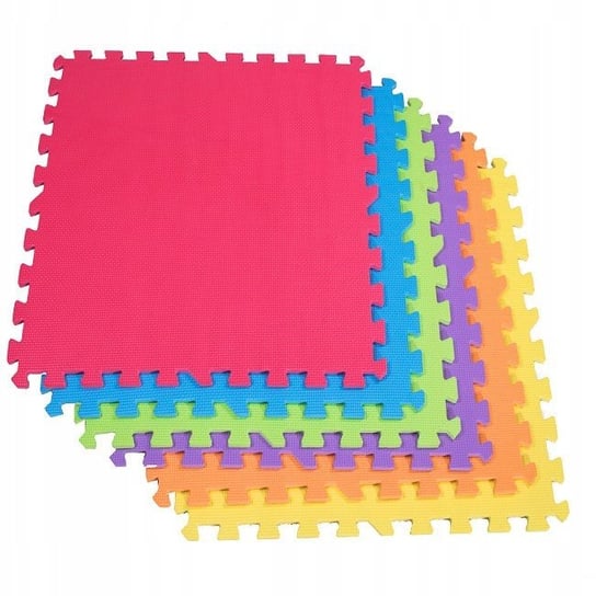 Springos, Mata puzzle, 6 szt., różnokolorowa, 60,x60cm Springos