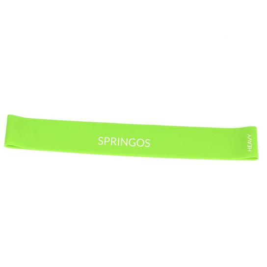Springos, taśma treningowa, zielona Springos
