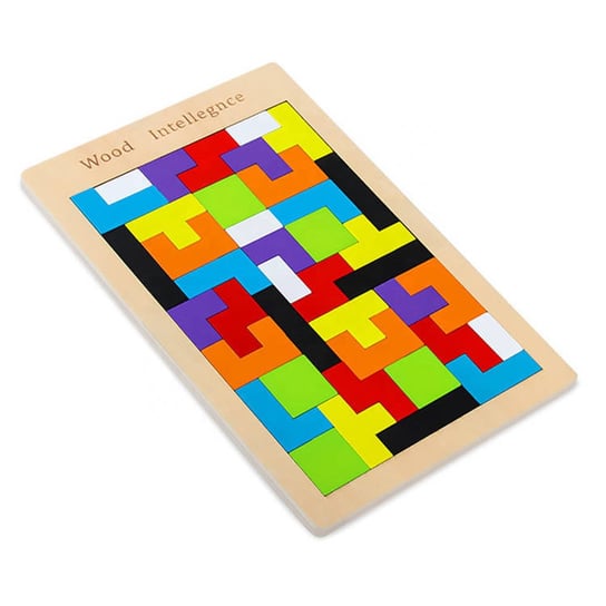 Sprytne Zabawki. Drewniana Układanka Logiczna Tetris Toys4Edu Inna marka