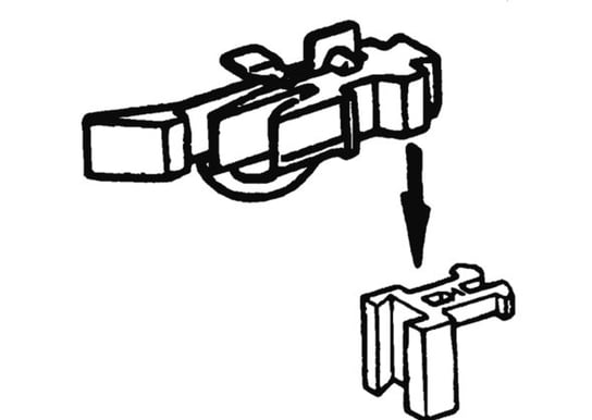 Sprzęg krótki dla gniazda ADE, Roco 40286 Roco