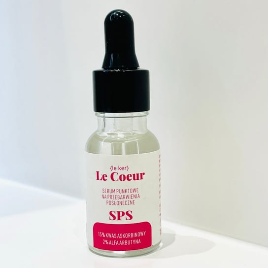SPS serum punktowe na przebarwienia posłoneczne 15% wit c 2% alfa arbutyny Le Coeur