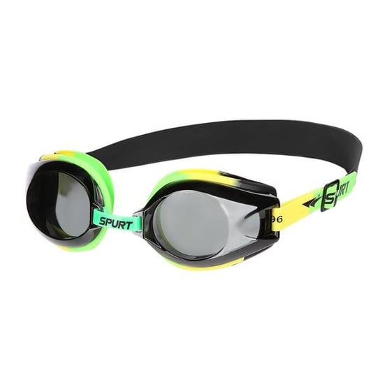 Spurt, Okulary pływackie, 1200 AF, zielono-żółty Spurt