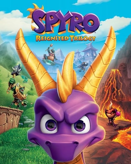 Spyro Game Cover Art - plakat 40x50 cm Pyramid Posters