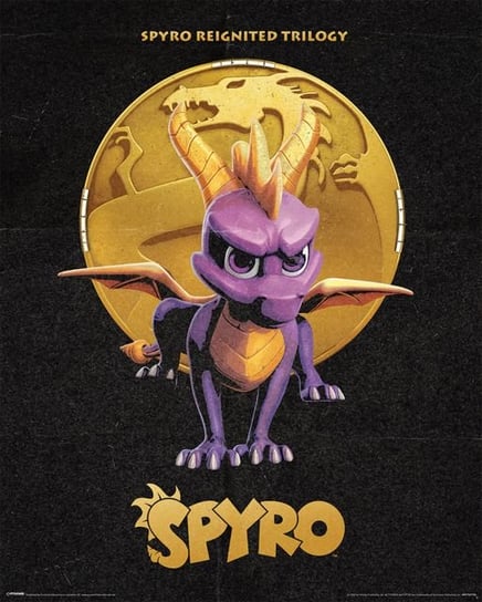 Spyro Golden Dragon - plakat 40x50 cm Pyramid