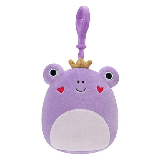 SQK - Little Plush (3.5" Clip-On Squishmallows) (Francine - Purple Frog w/Heart Cheeks) Squishmallows