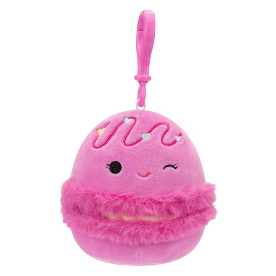 SQK - Little Plush (3.5" Clip-On Squishmallows) (Middy - Winking Pink Macaron) Squishmallows