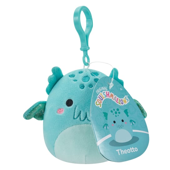 SQK - Little Plush (3.5" Clip-On Squishmallows) (Theotto - Teal Cthulu) Squishmallows