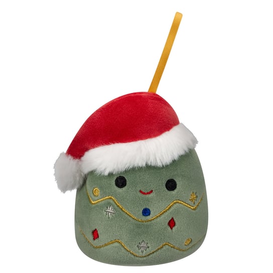 SQK - Little Plush (4" Squishmallows) (Christmas Tree with Santa Hat) (Ornament Plush) Squishmallows