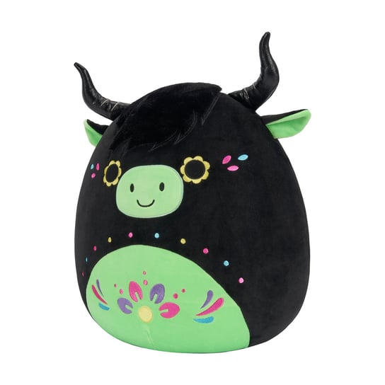 SQK - Little Plush (5" Squishmallows) (Day of the Dead Highland Cow) Squishmallows