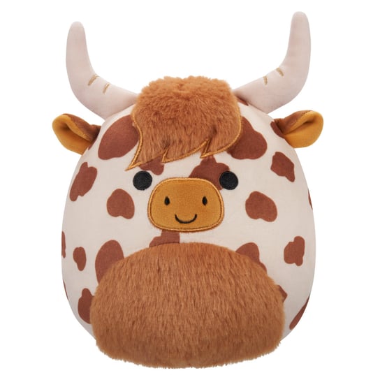 SQK - Little Plush (7.5" Squishmallows) (Alonzo - Brown and White Highland Cow) Phase 19 Squishmallows