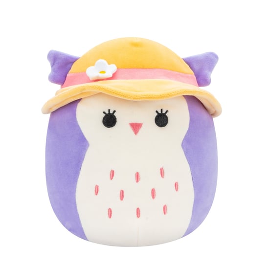 SQK - Little Plush (7.5" Squishmallows) (Holly - Purple Owl W/Sun Hat) Phase 19 Squishmallows