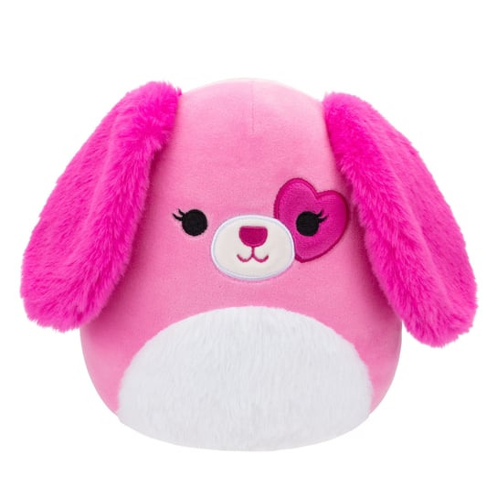 SQK - Little Plush (7.5" Squishmallows) (Sager - Pink Dog w/Heart Eyepatch) Squishmallows