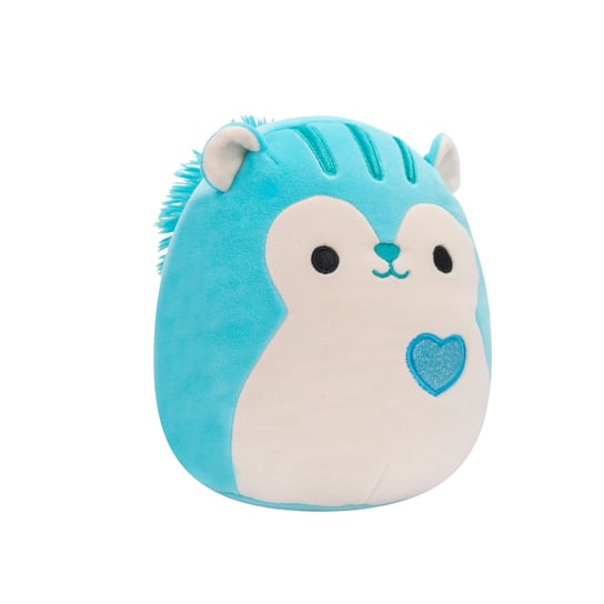 SQK - Little Plush (7.5" Squishmallows) (Santiago - Blue Squirrel w/Sparkly Candy Heart) (Specialty) Squishmallows