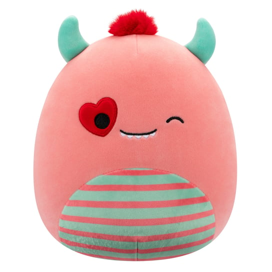 SQK - Little Plush (7.5" Squishmallows) (Willett - Peach Monster w/Striped Belly and Heart Eye) Squishmallows