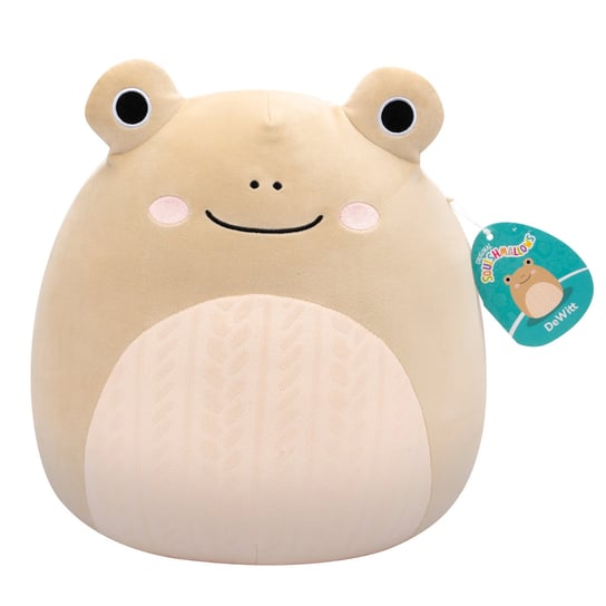 SQK - Medium Plush (12" Squishmallows) (TBD - Tan Frog W/Embossed Cable Knit Belly) Squishmallows