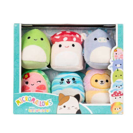 SQMM - 6 Pack Plush (Micromallows 2.5" Squishmallows) (Floyd, Leonard ...