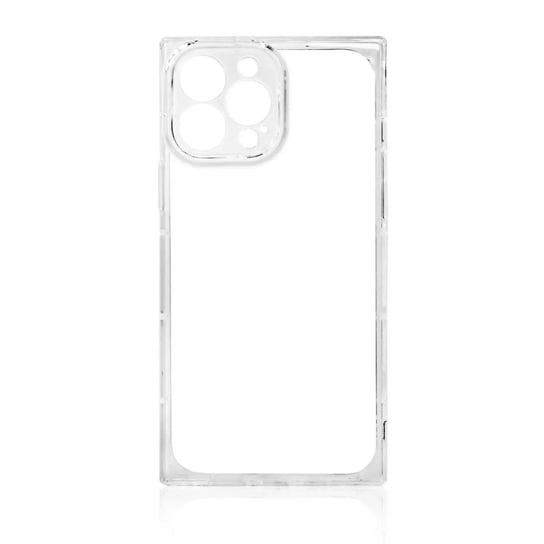 Square Clear Case etui do iPhone 12 Pro Max żelowy pokrowiec przezroczysty 4kom.pl