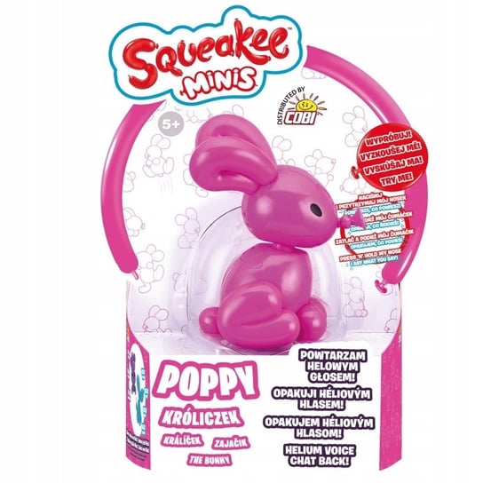 Squeakee Minis, interaktywne Balonikowe Zwierzątko - Króliczek Squeakee