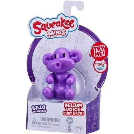 Squeakee Minis, interaktywne Balonikowe Zwierzątko - Małpka Squeakee