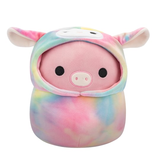 Squishmallows, pluszak Peter - Pink Pig In Lana Outfit, 30 cm, motyw Wielkanoc Squishmallows