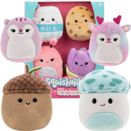 Squishmallows Squishville Mini Plush 4 Pack JAZWARES