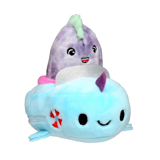 Squishmallows Squishville mini zwierzątko w pojeździe - Chuey JAZWARES