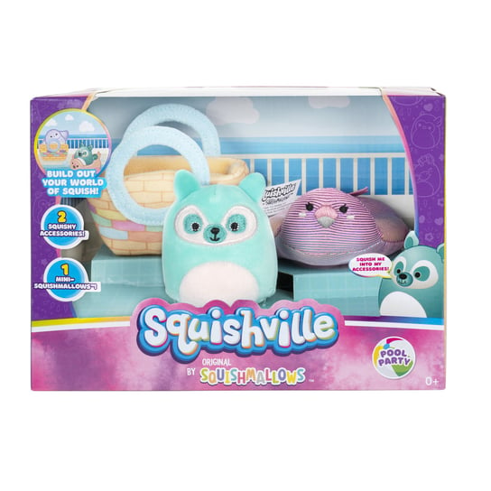 Squishville, Mini Squishmallow Pool Party, Pluszak Squishmallows