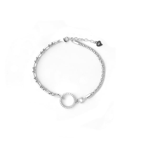 Srebrna Bransoletka 925 Circle Monilu