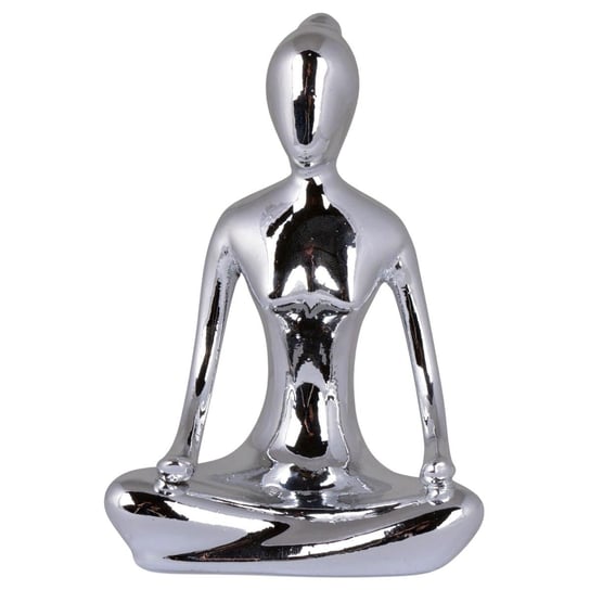 Srebrna figurka joga - Medyt 11 cm Duwen