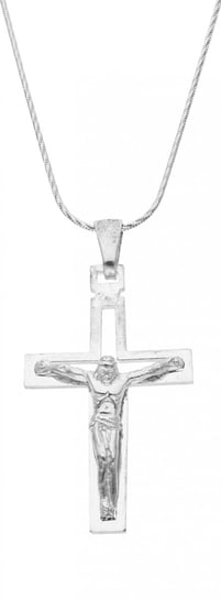 Srebrny ażurowy krzyżyk z wizerunkiem jezusa 925 Rosanto