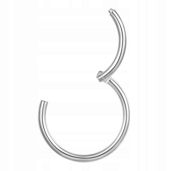 Srebrny Kolczyk Kółko Clicker Ring Stal 316L 1,2/6 Mm OTHER PIERCING