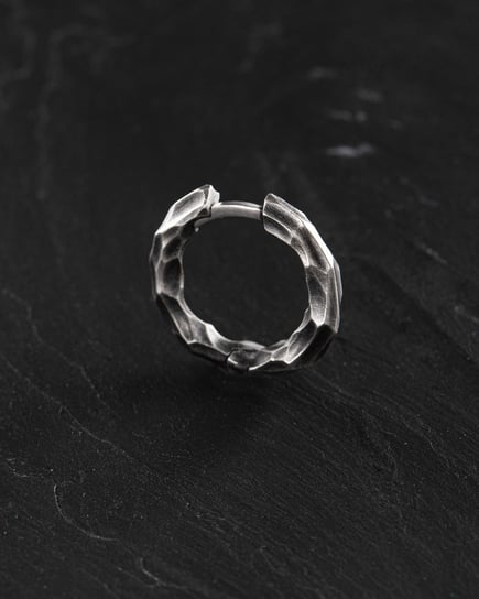 Srebrny kolczyk-kółko RUDENESS Reytel Jewelry
