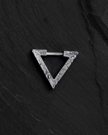 Srebrny kolczyk RISK Reytel Jewelry