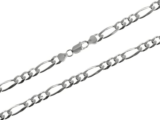 Srebrny łańcuszek 925męski z masywnym splotem figaro 60cm Lovrin