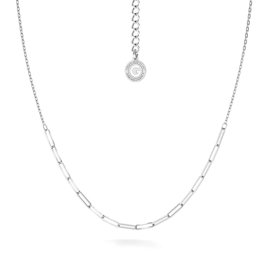 Srebrny łańcuszek anker do wpinania charmsów, srebro 925 : Srebro - kolor pokrycia - Pokrycie platyną GIORRE